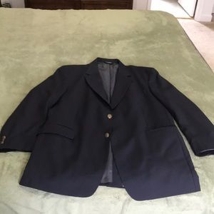 Navy Blue Jos. A Bank Dress Coat